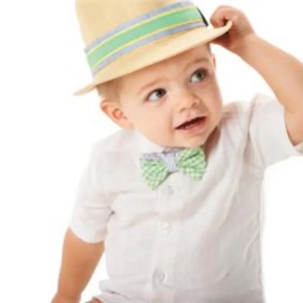 Mud Pie boys bow ties: gingham or seersucker